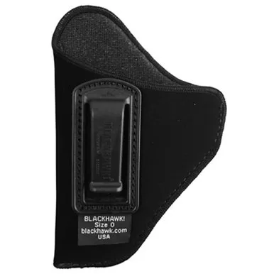 Blackhawk 73IP00BK-L ISP Holster With Clip 2-3" Sm/Med DA Revolver LH