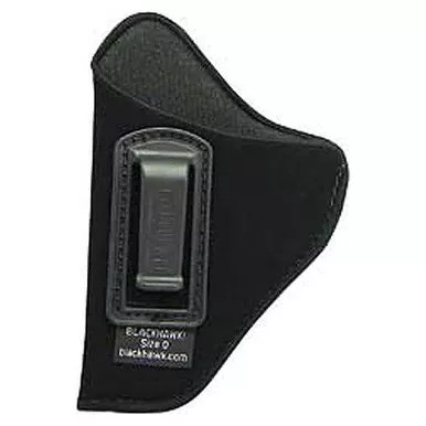 Blackhawk 73IP01BK-L ISP Holster With Clip 3"-4" Med Auto .32-.380 Black LH