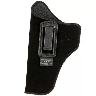 Blackhawk 73IP02BK-L ISP Holster With Clip 4" DA Revolver LH