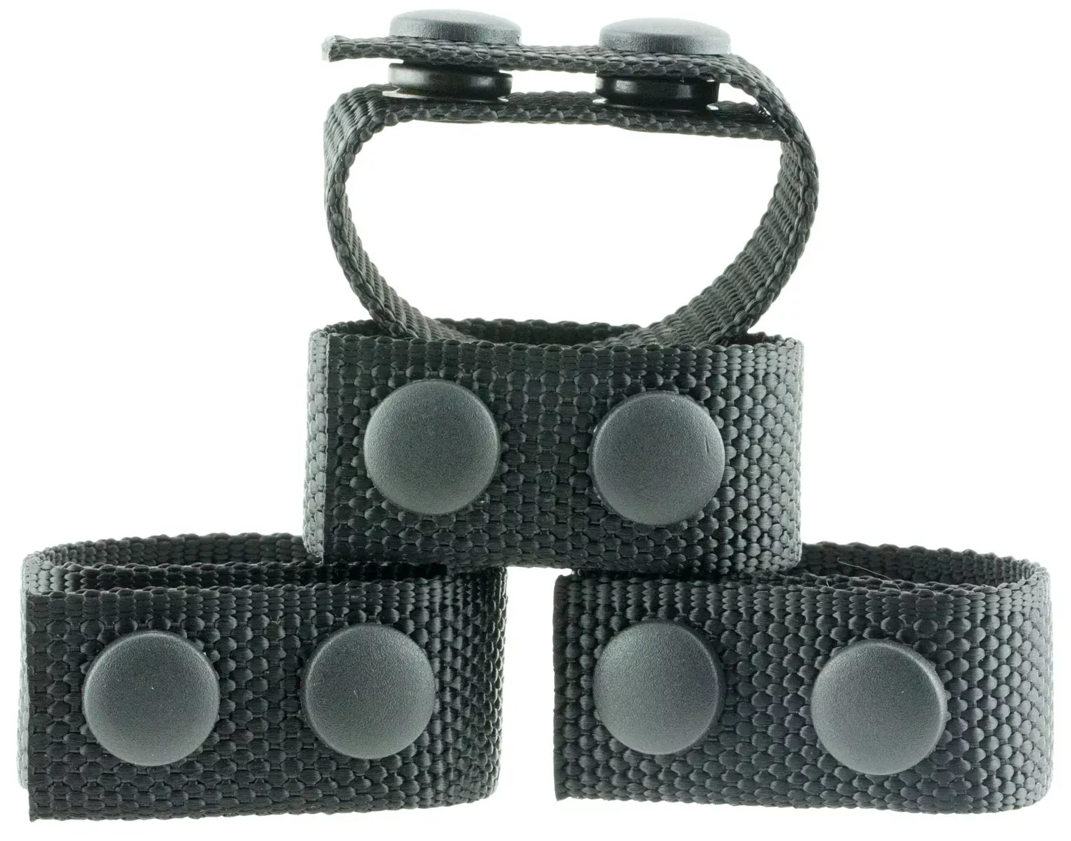 Blackhawk Belt Keeper 2.25″ Black Nylon Snap Mount