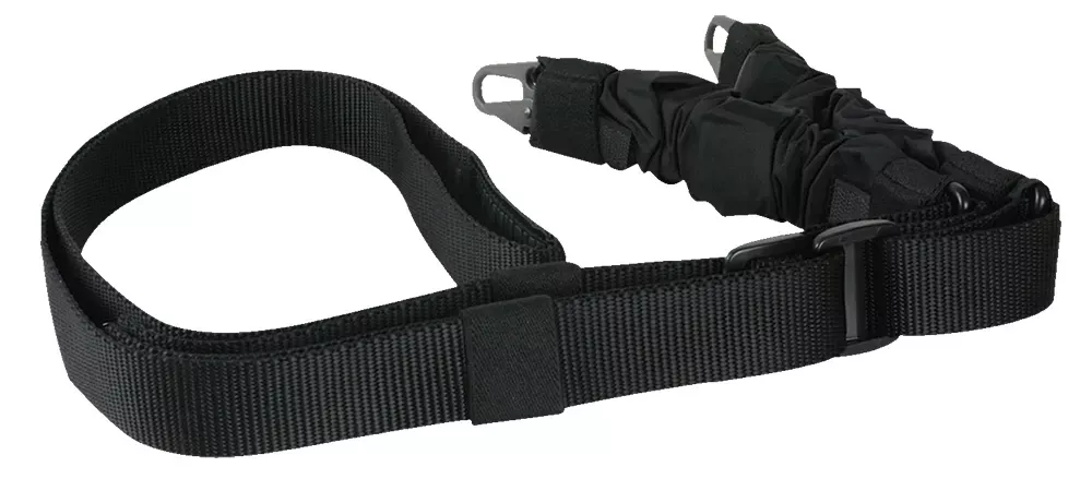 Blackhawk Dieter CQD Sling made of Black T-13 Webbing with 1.25" W & One-Two Point Design for Rifles Includes Sling Cover