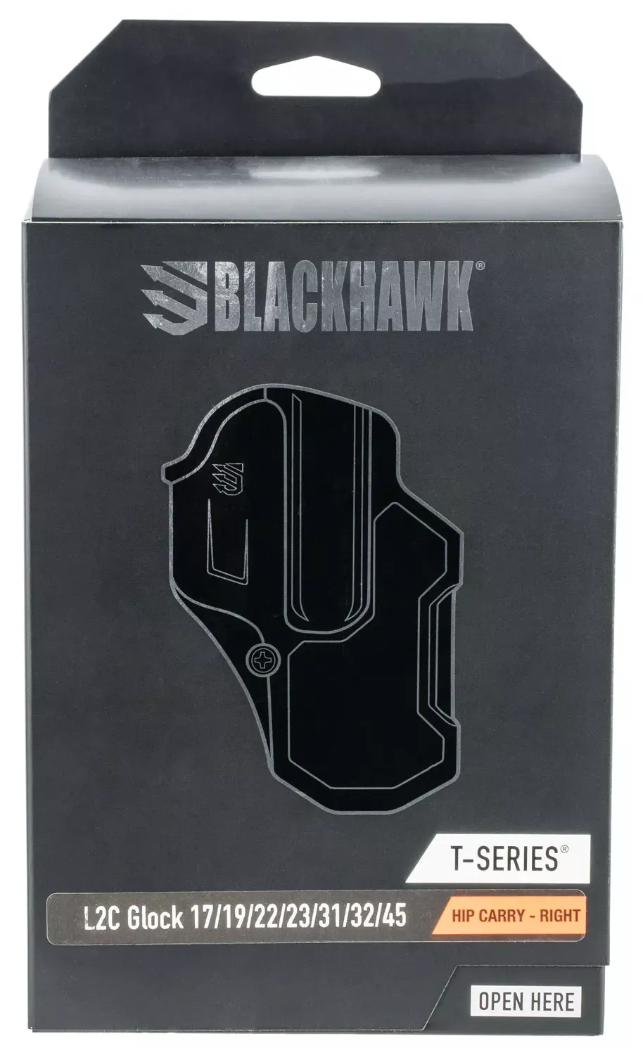 Blackhawk T-Series L2C Non-Light Bearing OWB Holster for Glock 17 RH