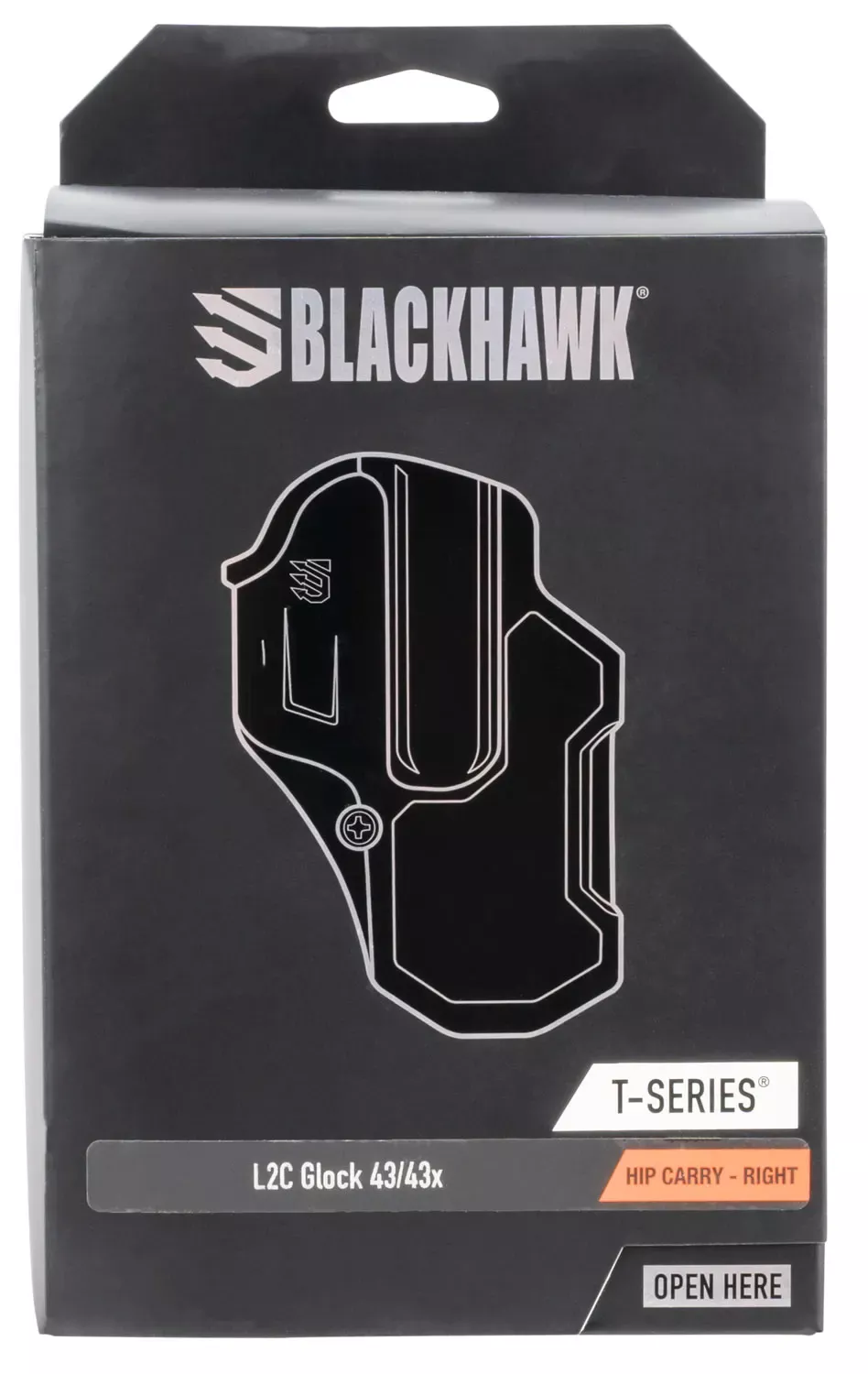 Blackhawk T-Series L2C Non-Light Bearing OWB Holster for Glock 43 RH