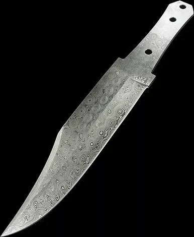 Blade Blank Damast Coffin Bowie