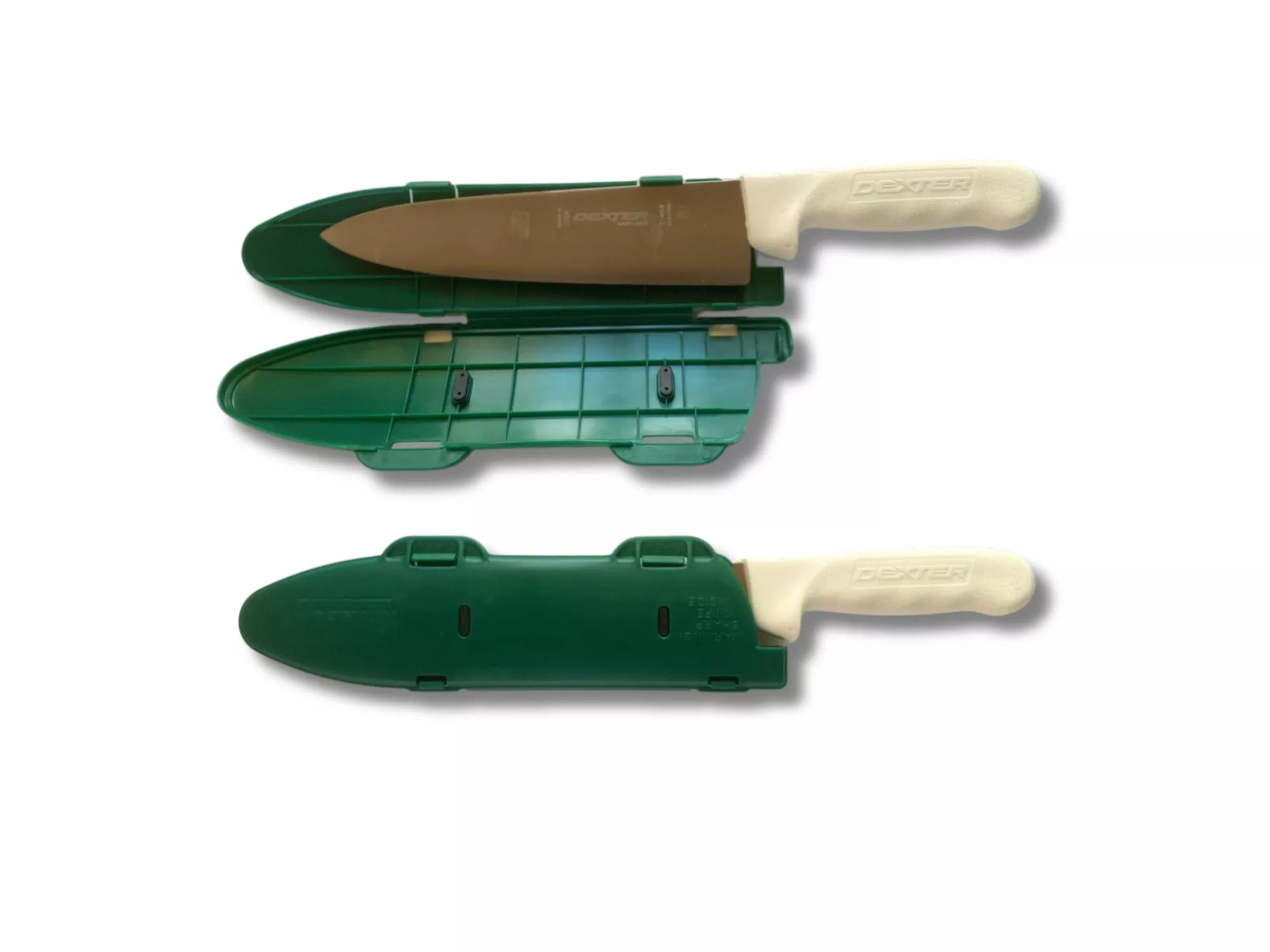 Blade Guard Secure Knife Blade Edge Protection Cover Sheath, Green