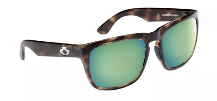 Blue Otter Polarized Sunglasses Cumberland Wet Maple-Deep Green Nylon #3216