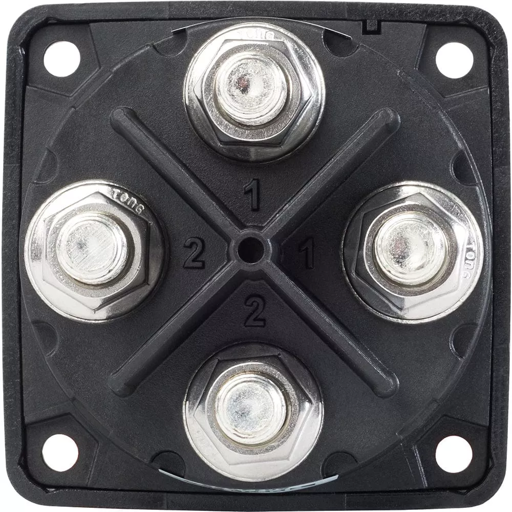 Blue Sea 6011200 m-Series Battery Switch Dual Circuit Plus – Black
