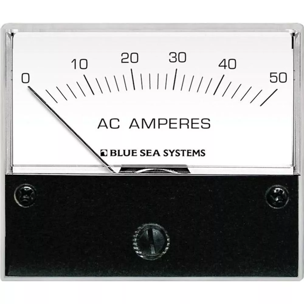 Blue Sea 9630 AC Analog Ammeter0-50 Amperes AC - 9630