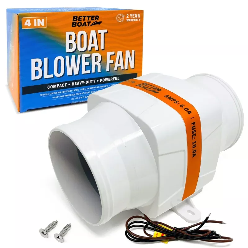 Boat Blower Fan Inline 12v|3 in 130CFM&4 in 270CFM