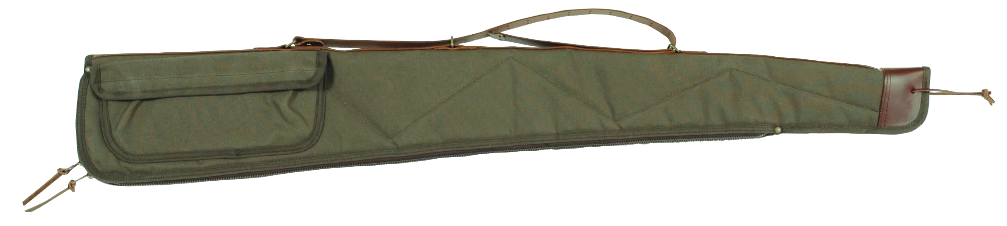 Bob Allen Canvas Shotgun Case 44", Green