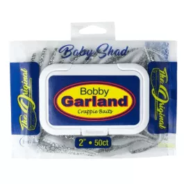 Bobby Garland The Original Baby Shad - 2" - Crystal - 50 Pack