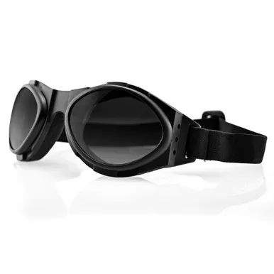 Bobster BA2C31AC Bugeye 2 Safety Goggles w/ Matte Black Frame & 3 Interchangeable Lenses (Amber, Clear, Smoke)