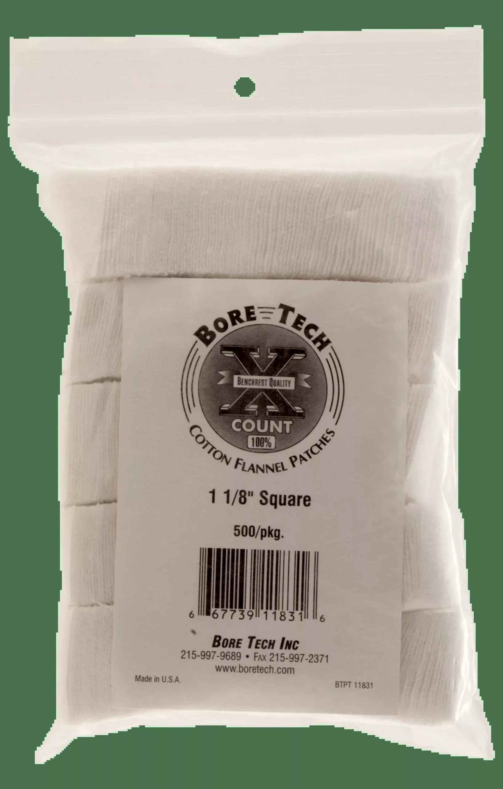 Bore Tech X-count, Btech Btpt-118-s500 Patch 1 1/8 Sq 500