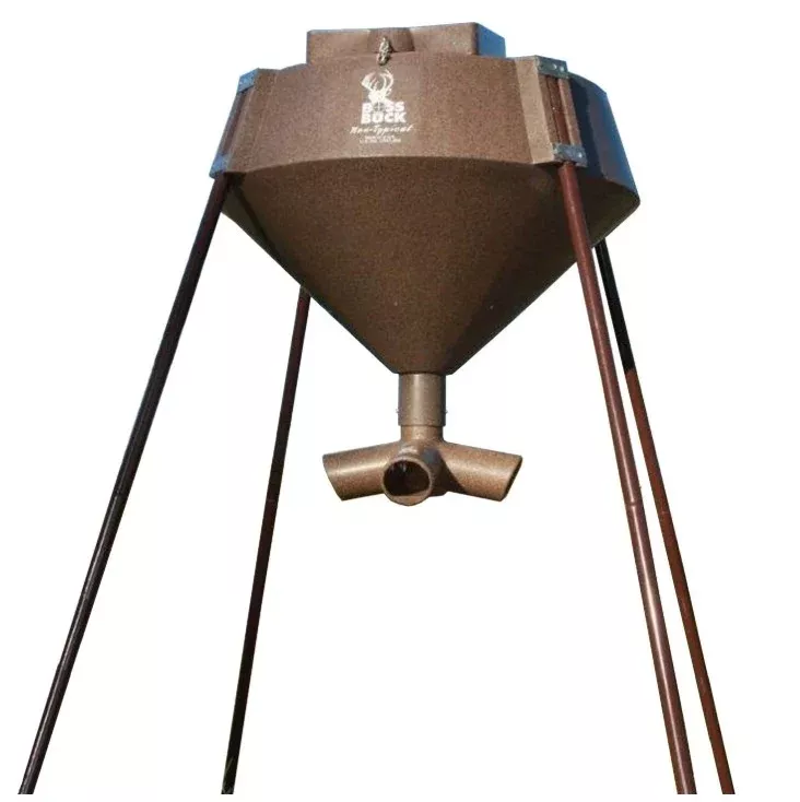 Boss Buck 600 LB Gravity Feeder with Protein 4 Feed Tubes Head• BB-1.6.P