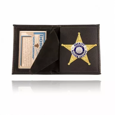 Boston Leather Model 100-S Book Style Badge Case, Soft