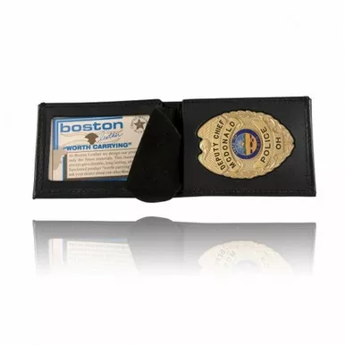 Boston Leather Model 250 Billfold Style Badge Wallet
