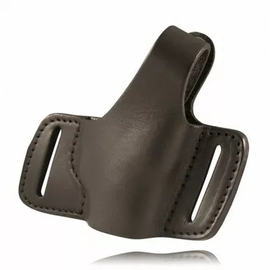 Boston Leather Model 5104 Enforcer Level I Retention Belt Slide Holster - Plain Black - Right Hand - Smith & Wesson Four-Digit Auto
