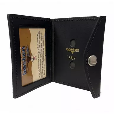Boston Leather Model 5817 Trifold ID & Badge Holder