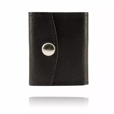 Boston Leather Model 5960 Trifold Badge Case, Snap Closure
