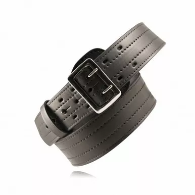 Boston Leather Model 6501V Sam Browne Duty Belt, Fully Hook & Loop Lined, 2.25"