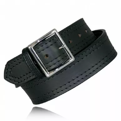 Boston Leather Model 6506 Garrison Belt, 4-Row Stitched, 1.75''