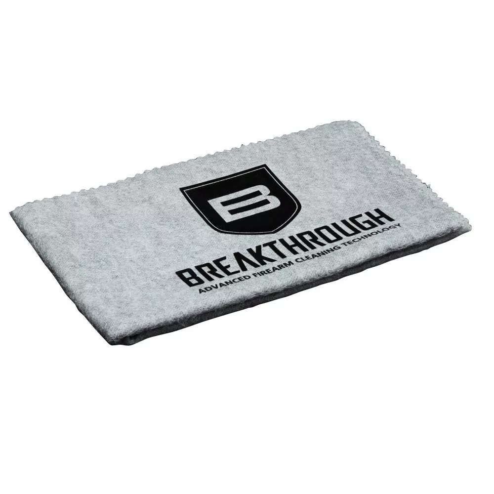 Breakthrough Clean Technologies Weather-Proof Cotton Silicon Gun Cloth – Gray #BT-SGC
