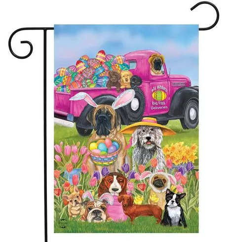Briarwood Lane Easter Dogs Garden Flag #G00782