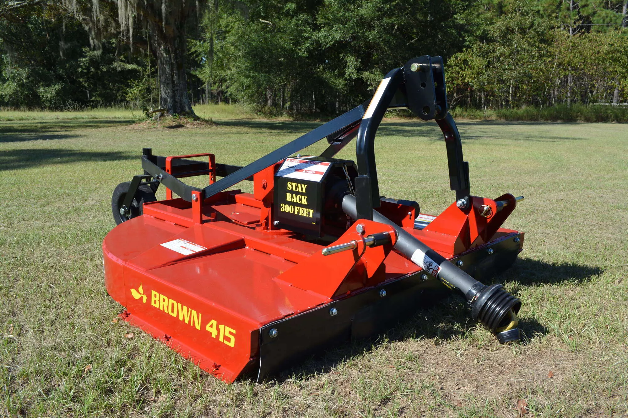 Brown Heavy Duty Rotary Cutter – 3PT Hitch | Model 415 (410 Series) | Width 5′ | 45HP | For Tractor