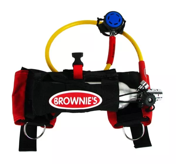 Brownie Third Lung Egressor™ Mini Scuba System | Model EG-MSS | 19″ Width | For Emergency Ascent, Hookah Diving Backup & Quick Underwater Tasks