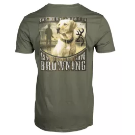 Browning Men's Driftbound SS T-Shirt - Military Green - M