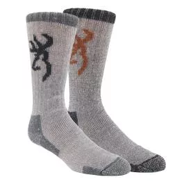 Browning Men’s Popular Socks – Castlerock/Black – L