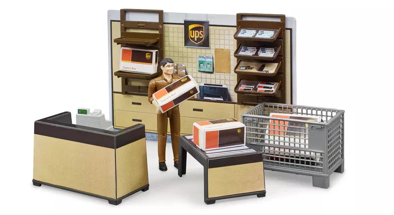 Bruder UPS Store with Worker #62250