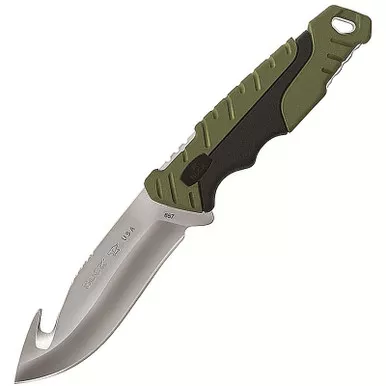 Buck Pursuit Fixed Blade 4.5" Gut Hook SS Blade Nylon Handle 0657GRG-B