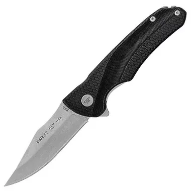 Buck Sprint Select Folding 3.125" SS Blade GFN Handle Black