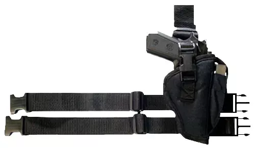Bulldog Tactical Leg Holster 3.5-5″ Lg Frame Auto, Most Right Hand