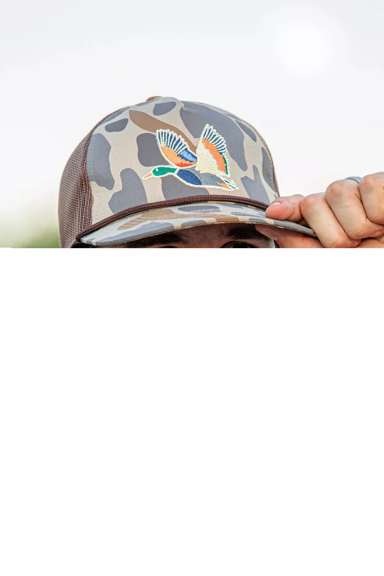 Burlebo Retro Camo Duck Cap