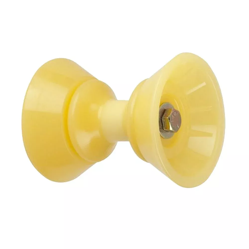C.E. Smith 3" Bow Bell Roller Assembly - Yellow TPR