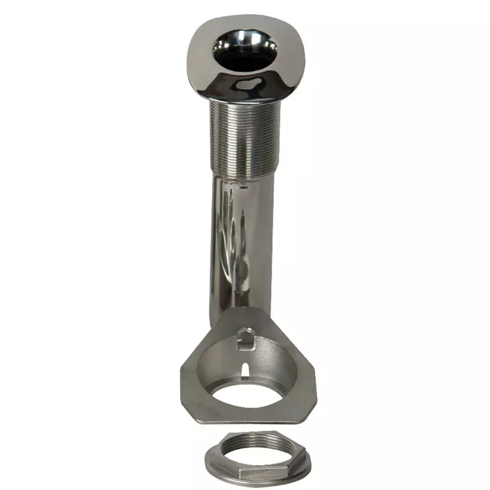 C.E. Smith 70 Series Screwless Flush Mount Rod Holder - 15 Degree - Stainless Steel - Cast Bottom - Black Liner - Boxed - 53677C