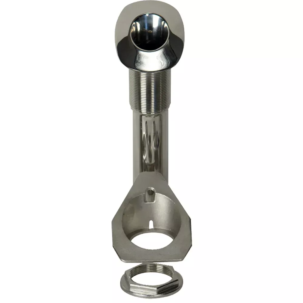 C.E. Smith 80 Series Screwless Flush Mount Rod Holder - 30 Degree - Stainless Steel - Cast Bottom - Black Liner - 53688C