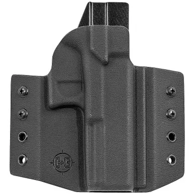 C&G Holsters 000-100 Covert OWB Kydex Black RH