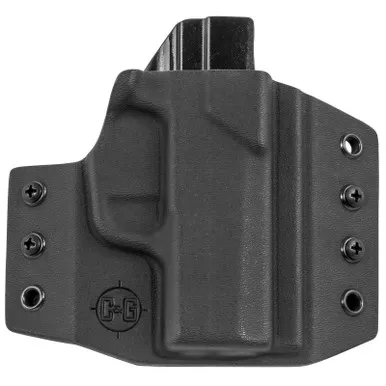 C&G Holsters 300-100 Covert OWB Kydex Black RH