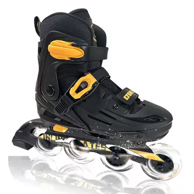 C SEVEN Kids Adjustable Inline Skates with Light Up Wheels (C7-RSK)