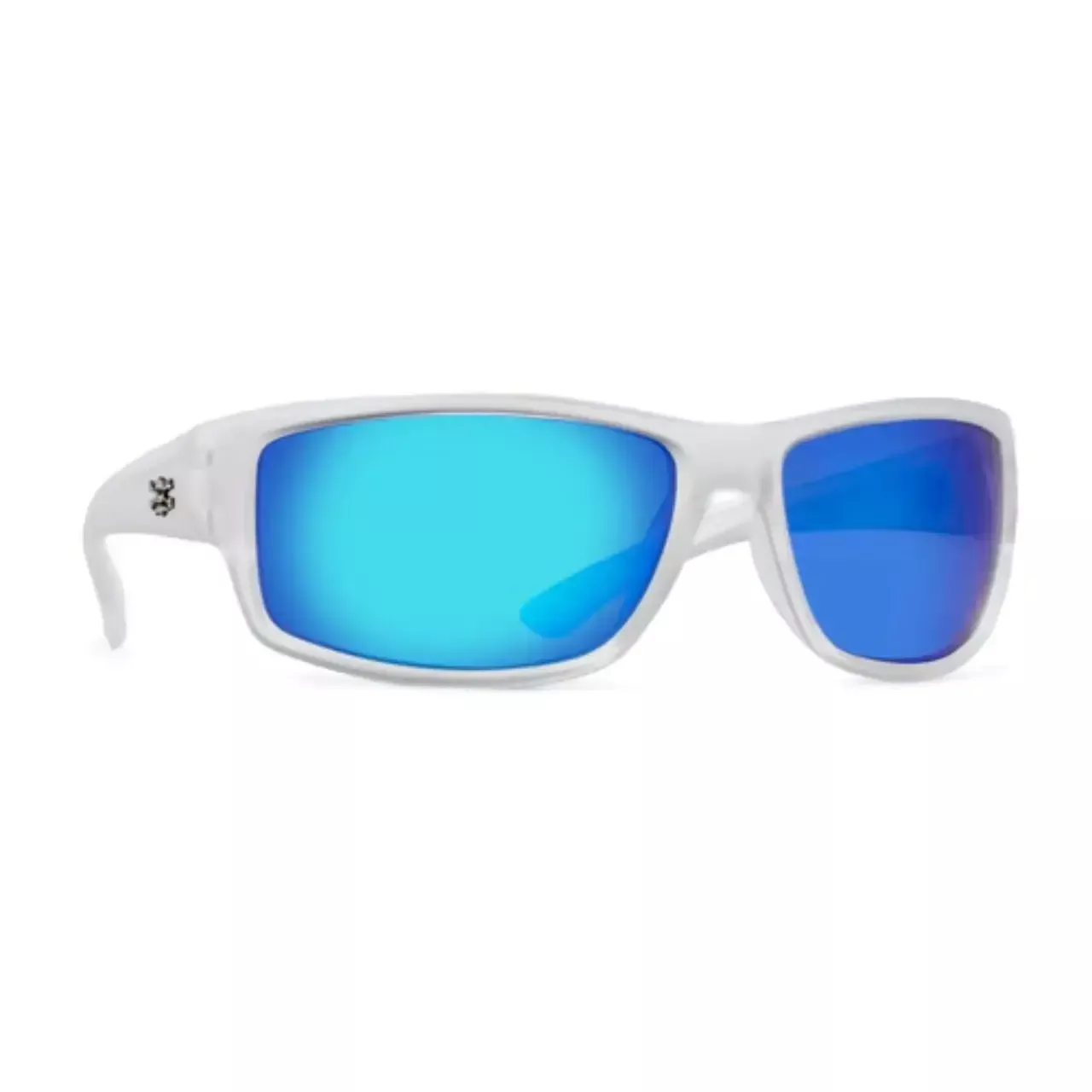 Calcutta Rip Sunglasses - Crystal/Blue Mirror