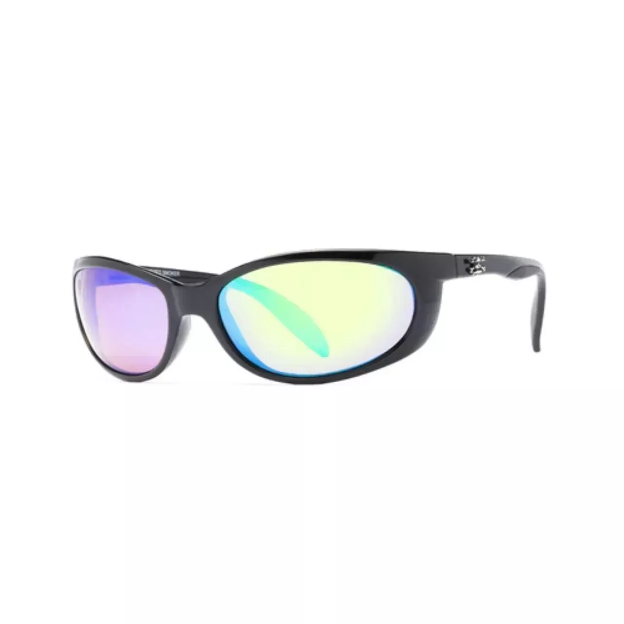 Calcutta Smoker Sunglasses – Shiny Black/Green Mirror