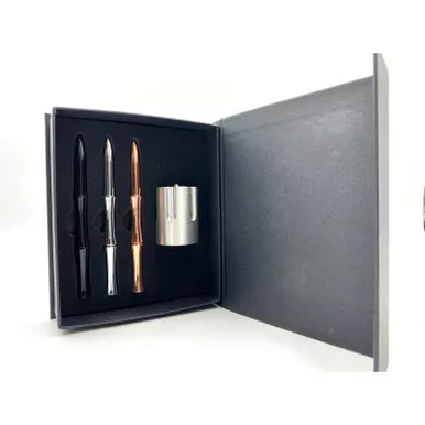 Caliber Gourmet CBG-1062 Pen & Revolver Cylinder Gift Set