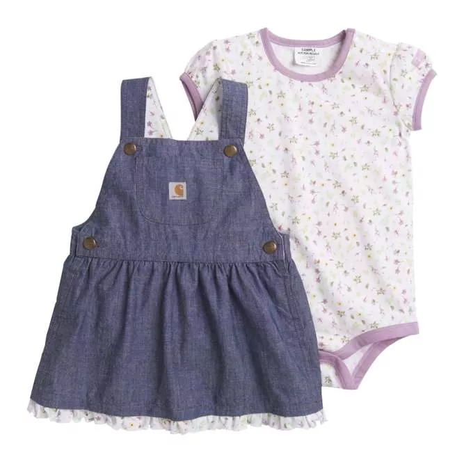 Carhartt Girls’ Chambray Jumper Set