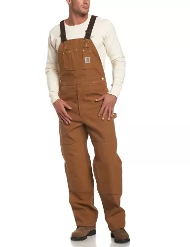 Carhartt Men’s Big & Tall Duck Bib Overalls Unlined R01