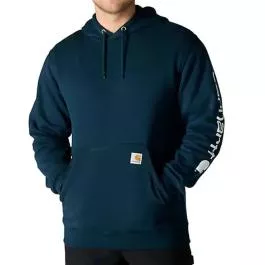 Carhartt Men's Iconic K288 Logo Sweatshirt - New Navy - S