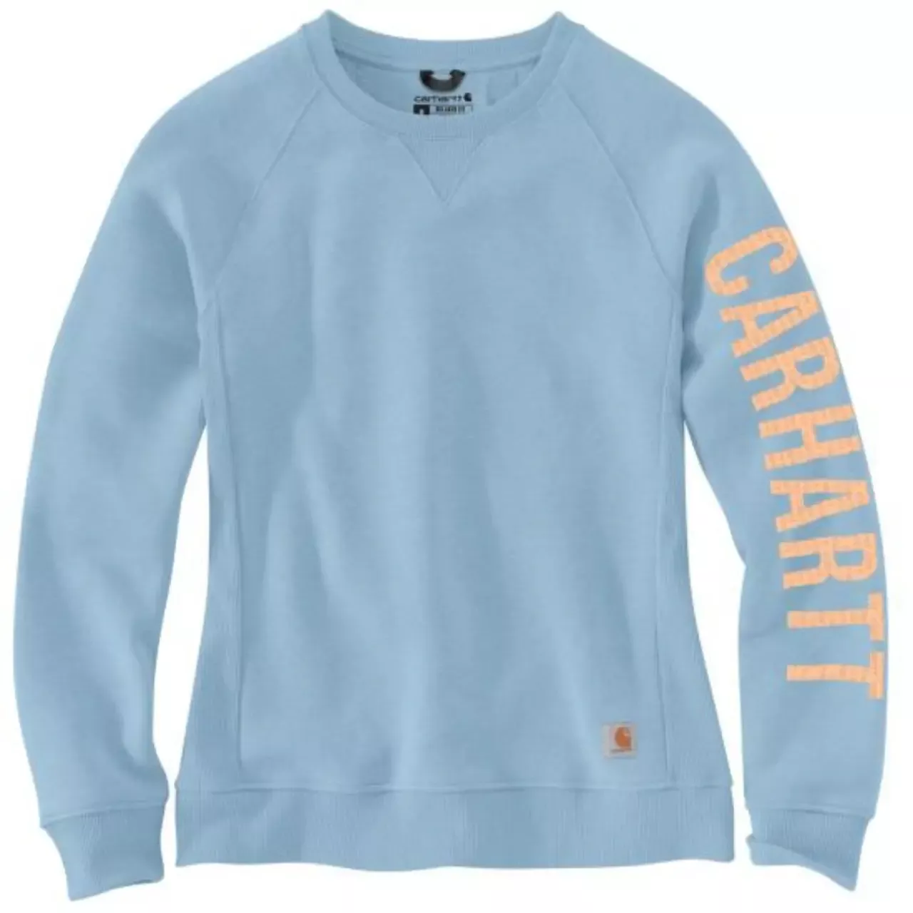 Carhartt Women's Crewneck Sleeve Logo Graphic Sweatshirt