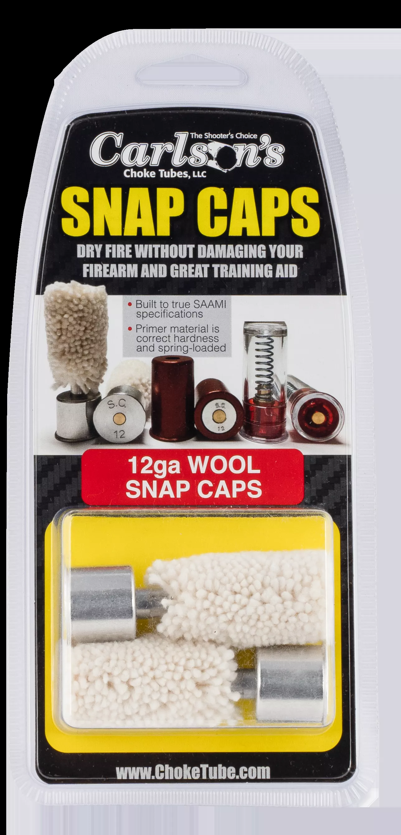 Carlson's Choke Tubes Snap Cap Dummy Rounds 12 Gauge 2 Pack